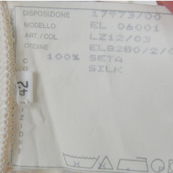 Helmut Lang Vintage Distressed Silk Pencil Skirt - Picture 4 of 5